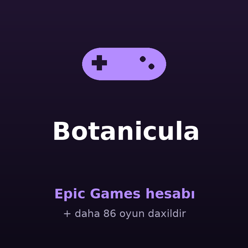 Botanicula — Epic Games hesabı