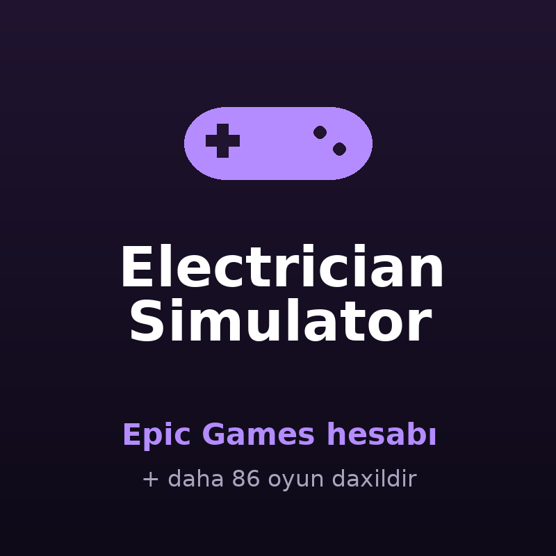 Electrician Simulator — Epic Games hesabı satışı