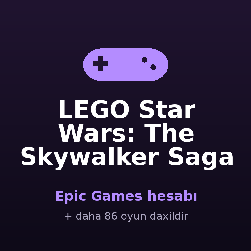 LEGO Star Wars: The Skywalker Saga — Epic Games hesabı satışı