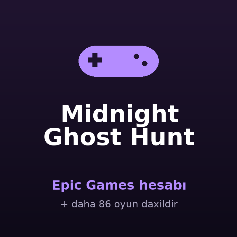 Midnight Ghost Hunt — Epic Games hesabı satışı