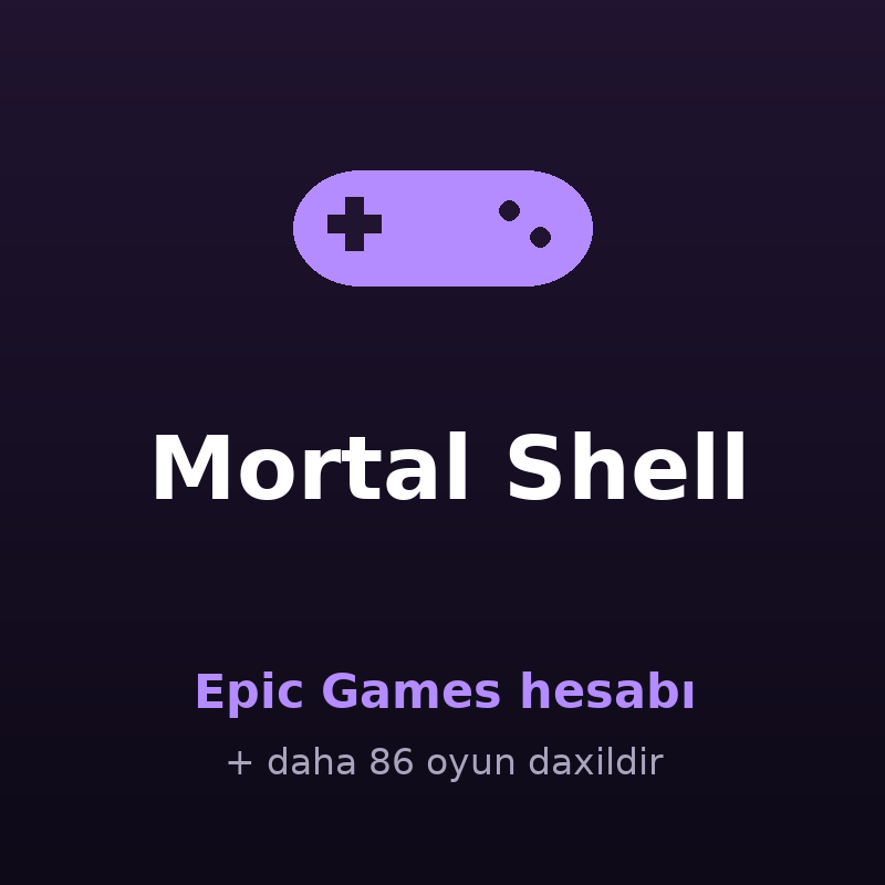 Mortal Shell — Epic Games hesabı Satışı - AppBazar