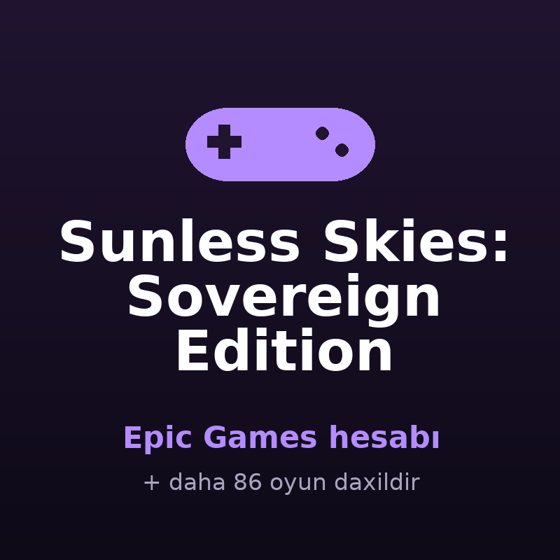 Sunless Skies: Sovereign Edition — Epic Games hesabı Satışı - AppBazar