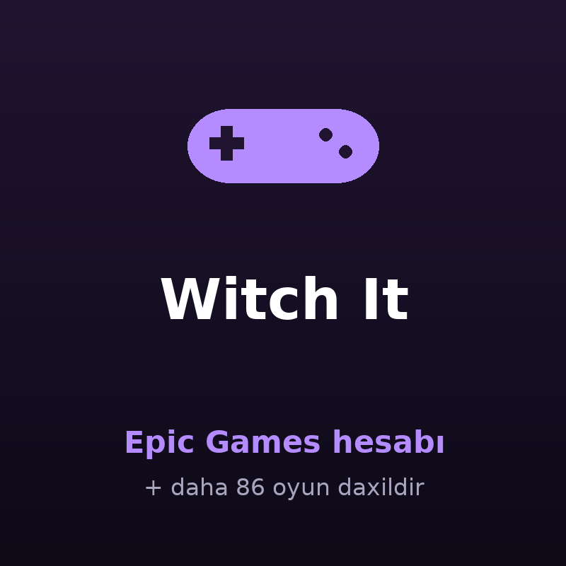 Witch It — Epic Games hesabı Satışı - AppBazar
